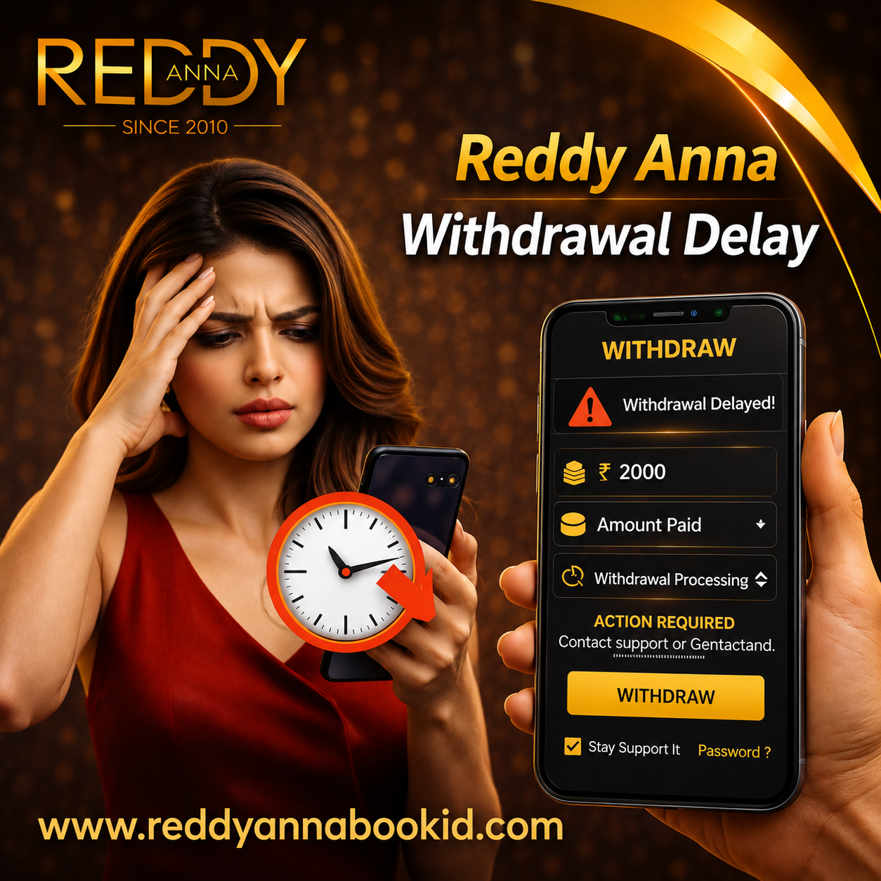 Reddy Anna Withdrawal Delay