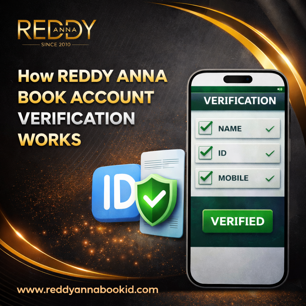 Simple Account Verification Process on Reddy Anna Book